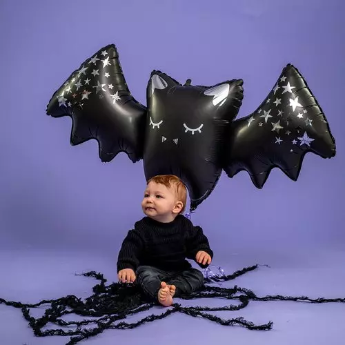 Balão Morcego Halloween – 42cm x 1,2m – Casulo Festas
