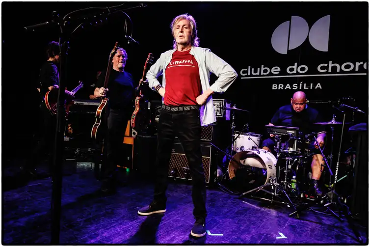Paul McCartney transforma Clube do Choro, em Brasília, no Cavern Club