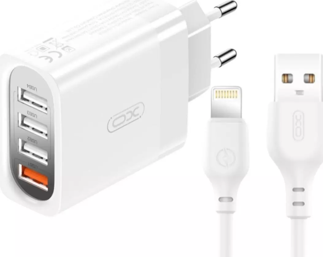 Kit Carregador Cabo Lightning L100i XO Kit Carregador Cabo Lightning L100i XO