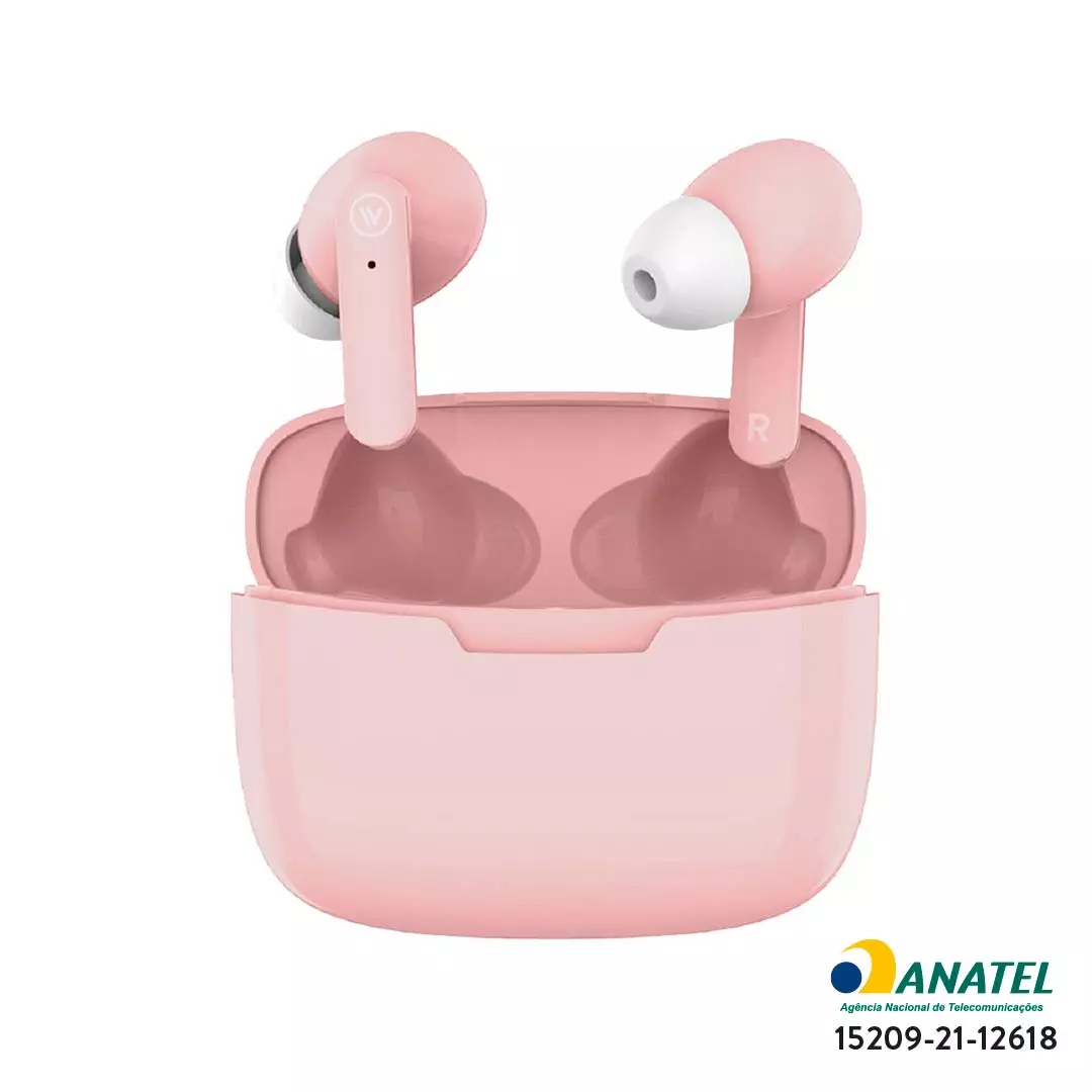 Fone TWS Flow Rosa - iWill Fone TWS Flow Rosa - iWill