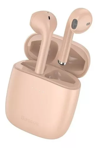 Fone de ouvido in-ear sem Fio Pro Pink- W04 Baseus Fone de ouvido in-ear sem Fio Pro Pink- W04 Baseus