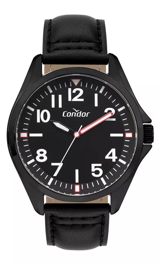 Kit Relógio Preto Militar Masculino Condor Kit Relógio Preto Militar Masculino Condor