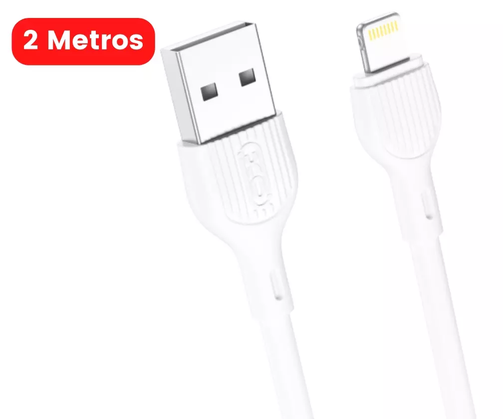 Cabo de Dados 2.1A Lightning de 2 Metros - NB200i XO Cabo de Dados 2.1A Lightning de 2 Metros - NB200i XO