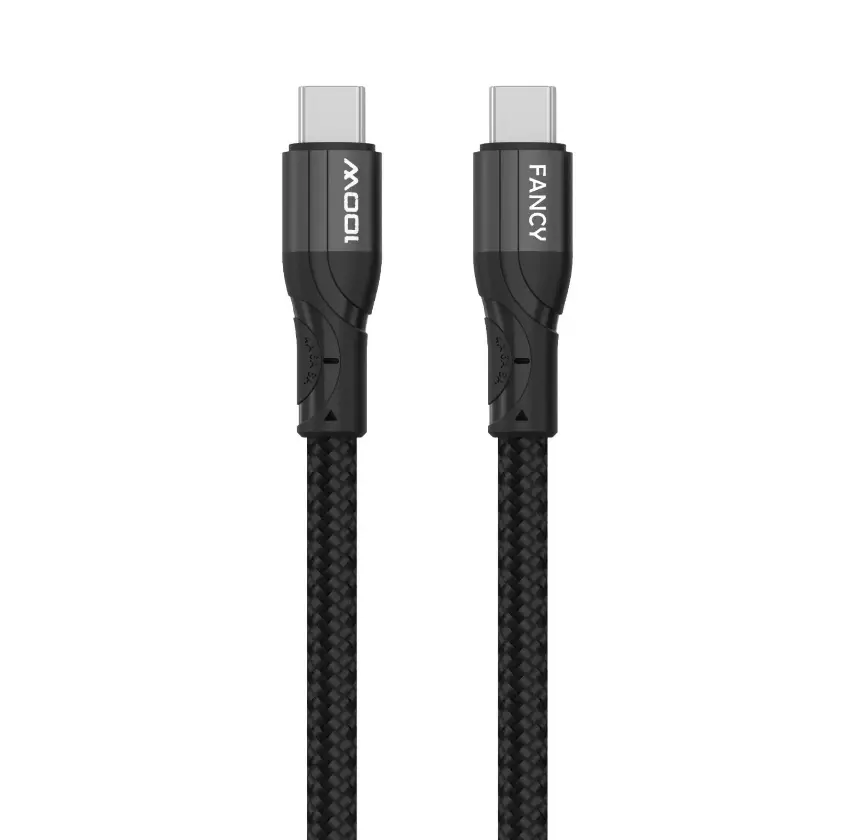 Cabo de Dados e Carregamento Tipo C 100w - CTC100 Fancy Cabo de Dados e Carregamento Tipo C 100w - CTC100 Fancy