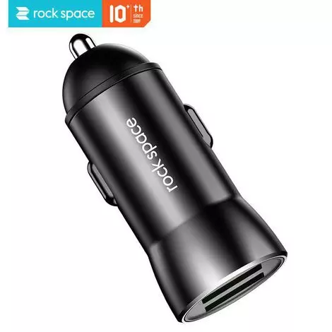 Carregador Veicular 2xUSB 2.4A - H8 da ROCK Carregador Veicular 2xUSB 2.4A - H8 da ROCK