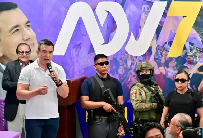 Noboa, o jovem presidente eleito no Equador com a promessa de sufocar o narcotráfico