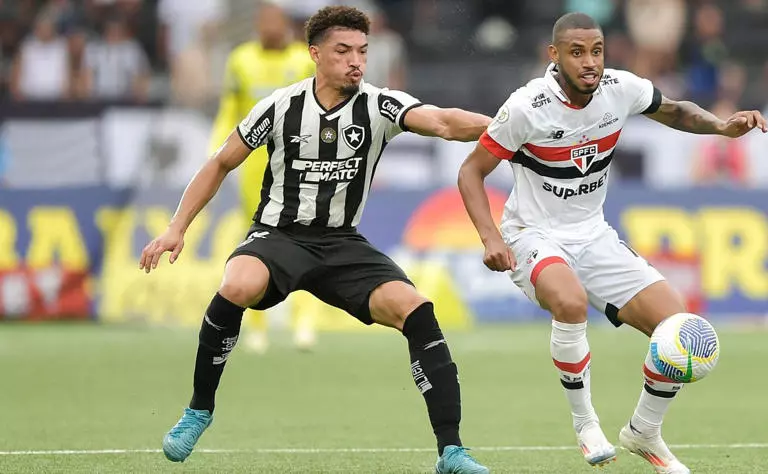 Brasileirão: Botafogo x São Paulo – Onde assistir, horário, escalações, arbitragem e informações principais