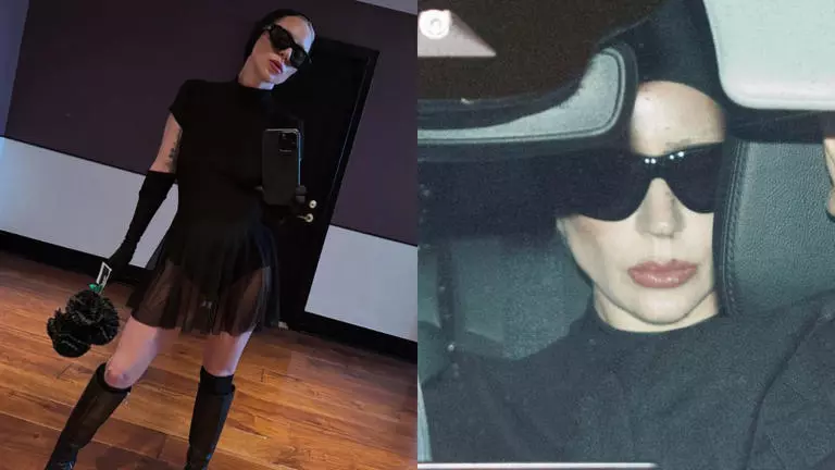 Lady Gaga chega de madrugada, dribla fãs e faz pedido inusitado