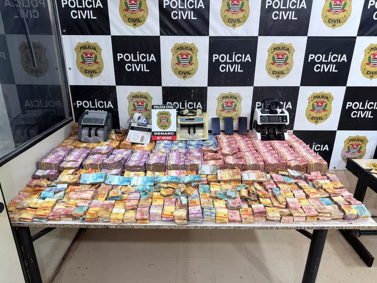Casal da ‘quadrilha do THC’ é preso com quantia milionária em hotel de SP