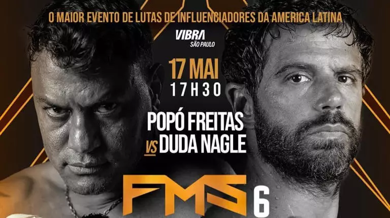 Como assistir ao Fight Music Show 6, com Popó x Duda Nagle, MC Livinho e outras celebridades. AO VIVO pela TV e internet