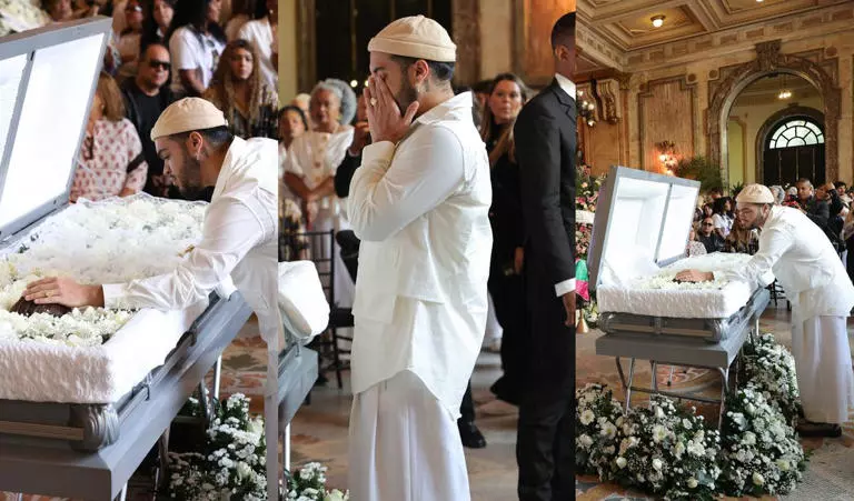 O comovente adeus de Francisco Gil, filho único de Preta Gil, à mãe durante velório