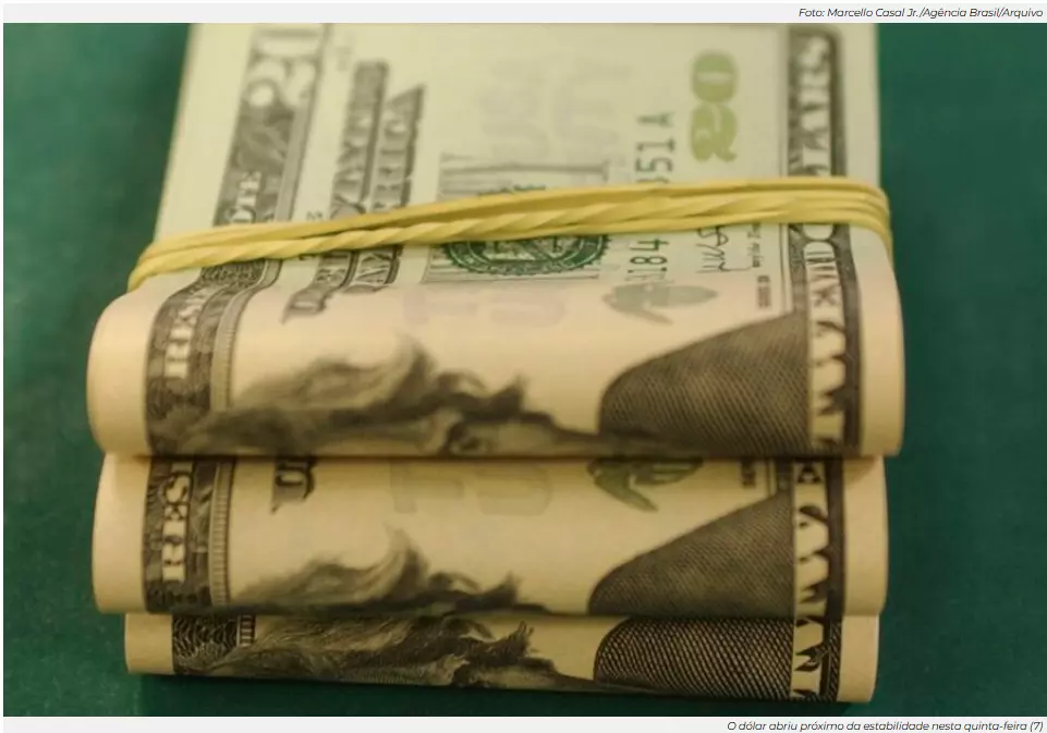 Dólar Oscila Pouco Após Entrada em Vigor de Tarifas dos EUA Sobre Países Parceiros