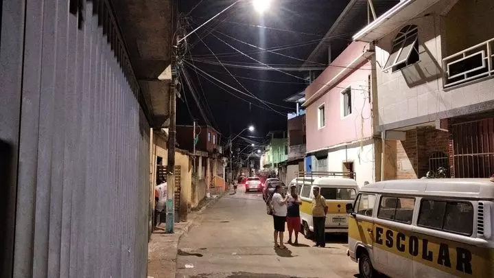 Instalação de iluminação pública com LED em Reduto