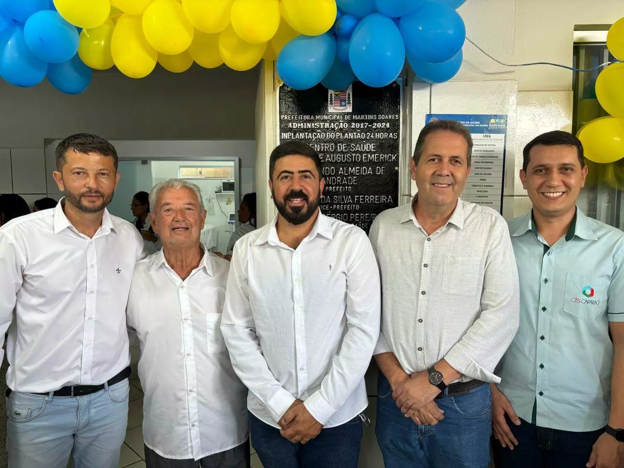 CIS-Caparaó prestigia inauguração do atendimento 24 horas na Saúde de Martins Soares