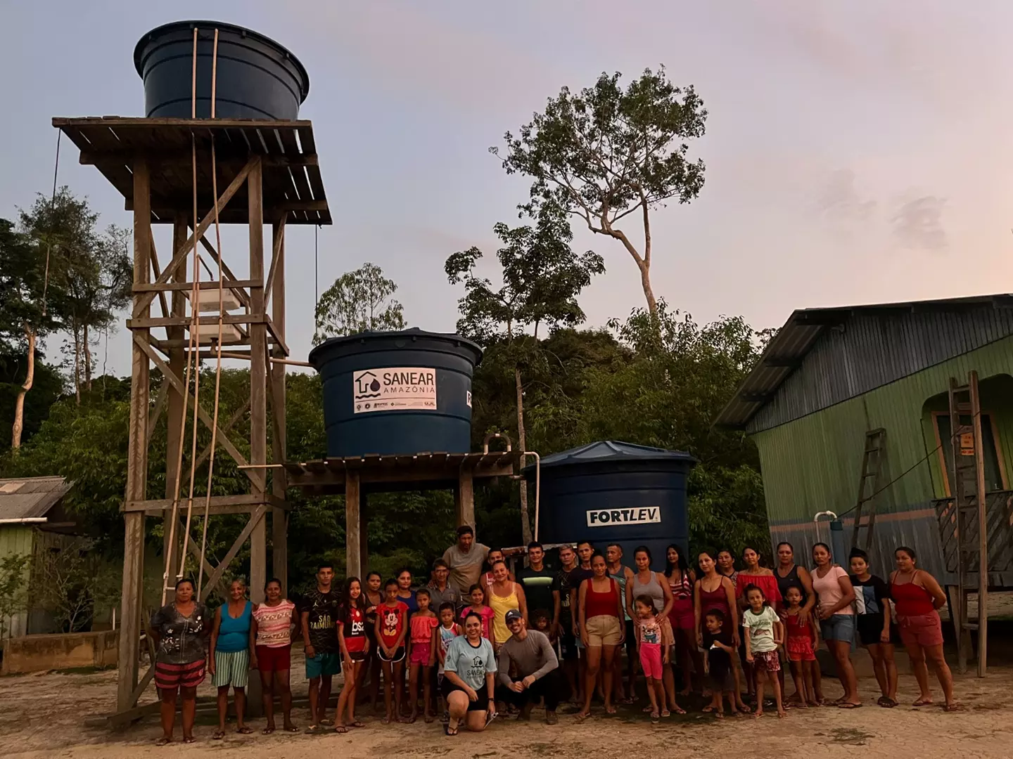 Projeto implanta tecnologia social que garante água potável em comunidades amazônicas Projeto implanta tecnologia social que garante água potável em comunidades amazônicas