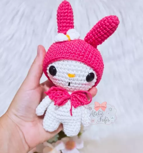 Boneca Arlequina Amigurumi - ATELIE FOFIS