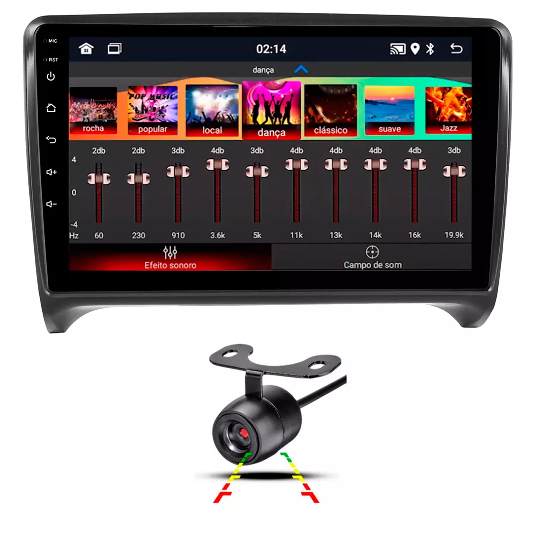 Central Multimidia Android para Audi TT G2 2007 2008 2009 2010 2011 2012 2013 2014 Gps WIFI Camera de Ré Bluetooth Rádio FM Carplay e Android Auto sem fio Tela de 9 polegadas, Duplo Vidro, IPS Central Multimidia Android para Audi TT G2 2007 2008 2009 2010 2011 2012 2013 2014 Gps WIFI Camera de Ré Bluetooth Rádio FM Carplay e Android Auto sem fio Tela de 9 polegadas, Duplo Vidro, IPS