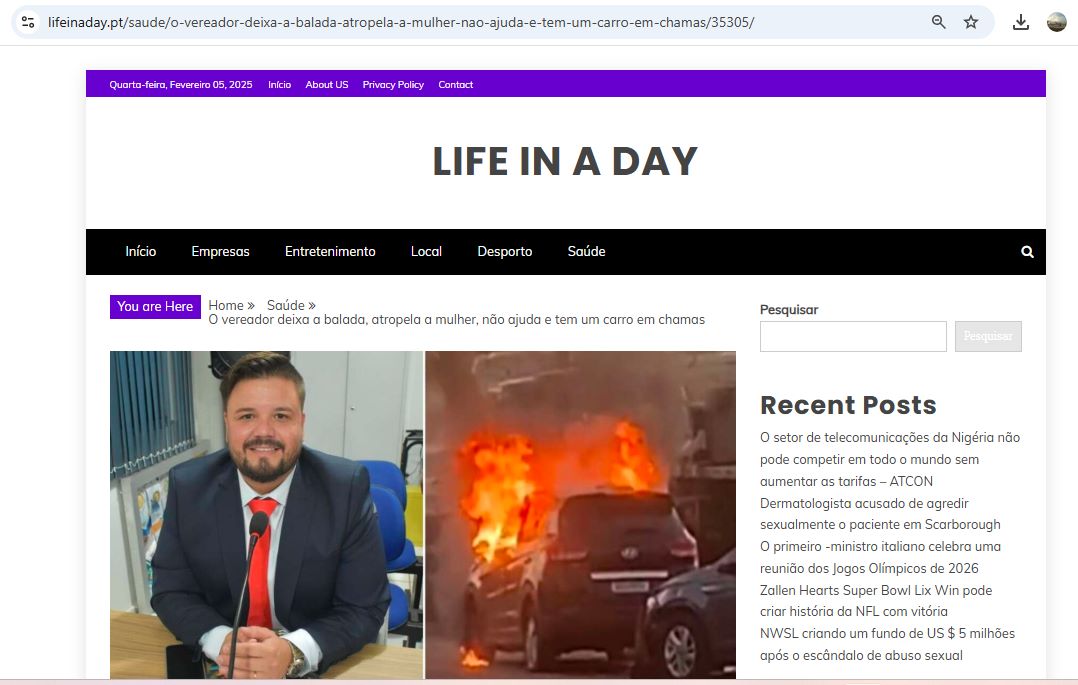 Caso do vereador Lucas Lopes expõe Ribas nas manchetes nacionais e internacionais