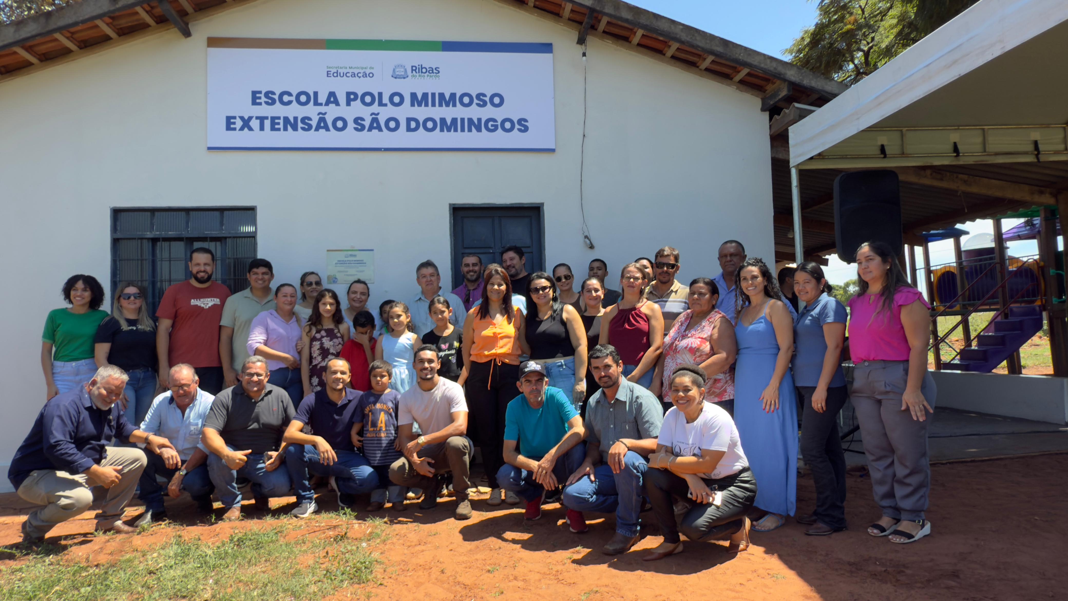 Prefeitura de Ribas reabre Escola Polo Mimoso – Extensão São Domingos