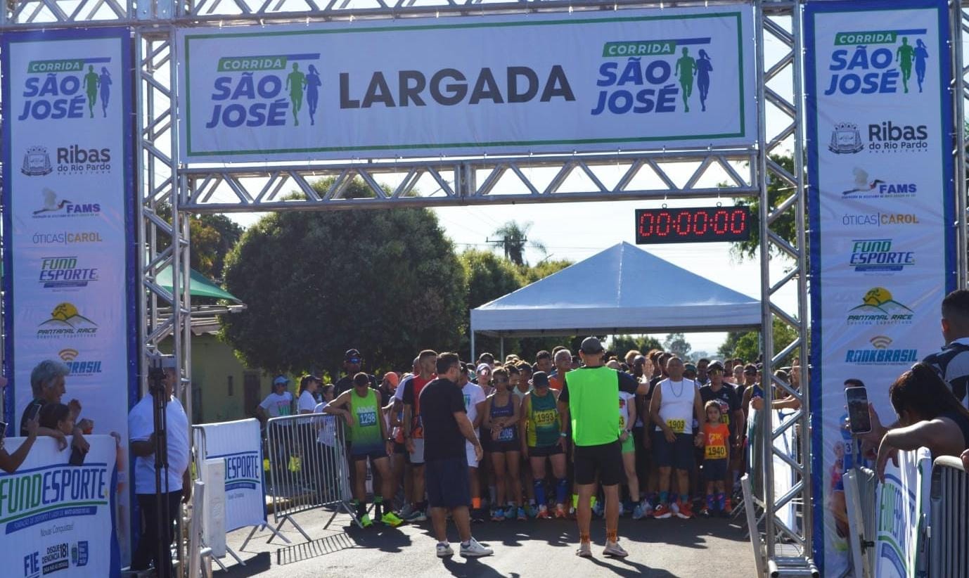 Corrida de São José torna o domingo de Ribas do Rio Pardo esportivo e turístico