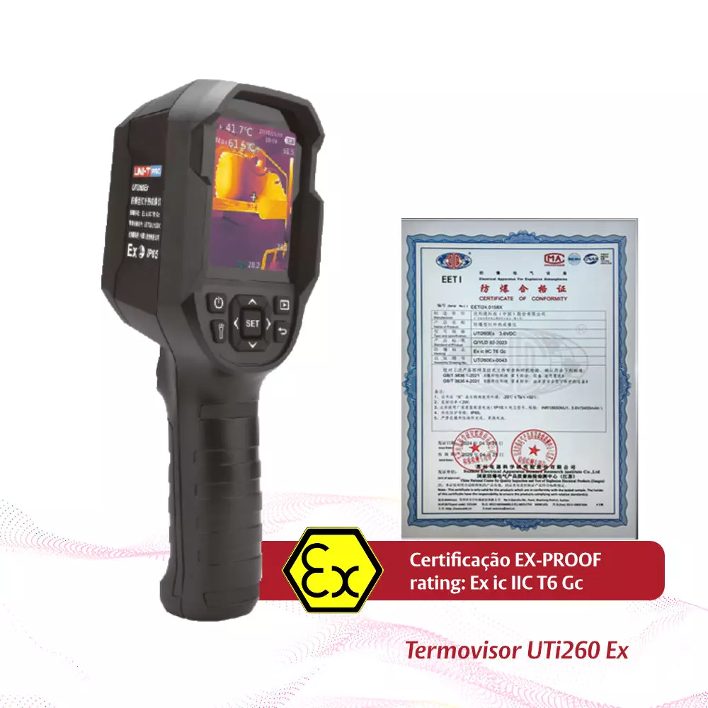 Termovisor UTi260Ex