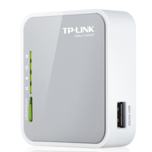Roteador Portátil Wireless N 3G/4G TP-Link TL-MR3020 Roteador Portátil Wireless N 3G/4G TP-Link TL-MR3020