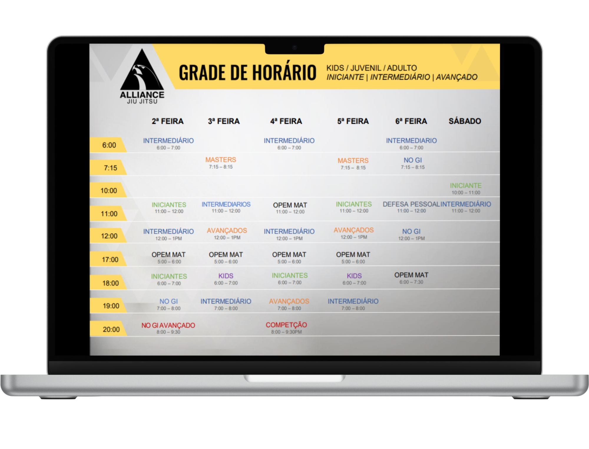 HORÁRIOS HORÁRIOS
