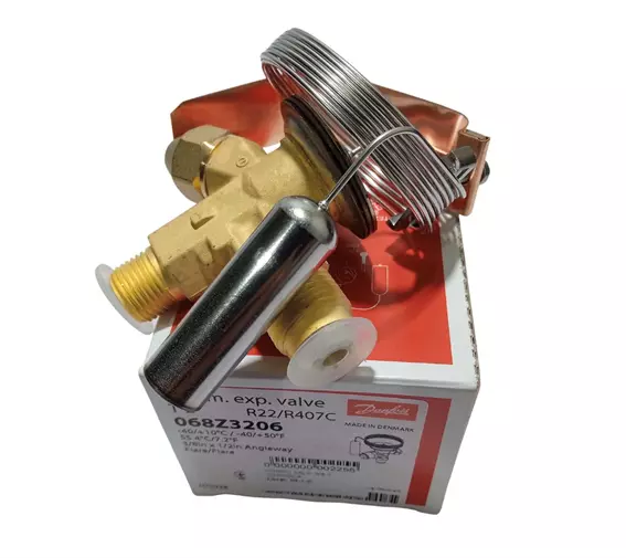 CORPO VALVULA DE EXPANSAO R-22/R-404/R-134a 3/8R X 1/2R DANFOSS CORPO VALVULA DE EXPANSAO R-22/R-404/R-134a 3/8R X 1/2R DANFOSS