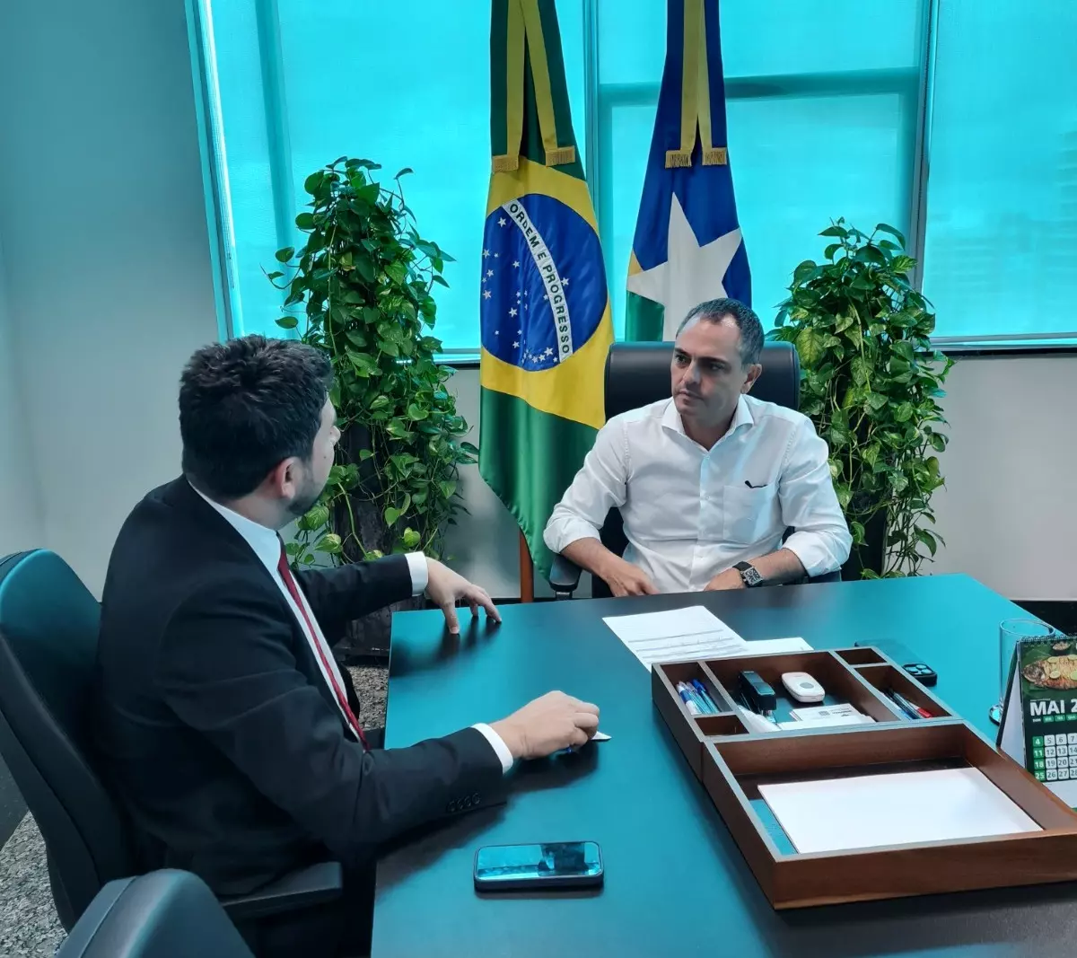 Deputado Jean Mendonça busca apoio do governo para EXPOPIB e FICOP em Pimenta Bueno