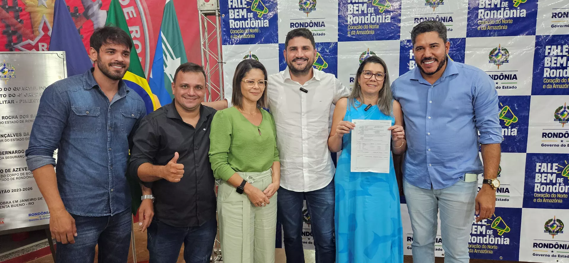 Prefeita de Pimenta Bueno agradece deputado Jean Mendonça pela liberação de recursos para a saúde