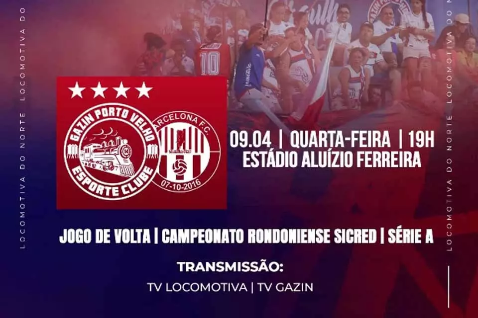 Gazin Porto Velho enfrenta o Barcelona pelas semi-finais do Rondoniense