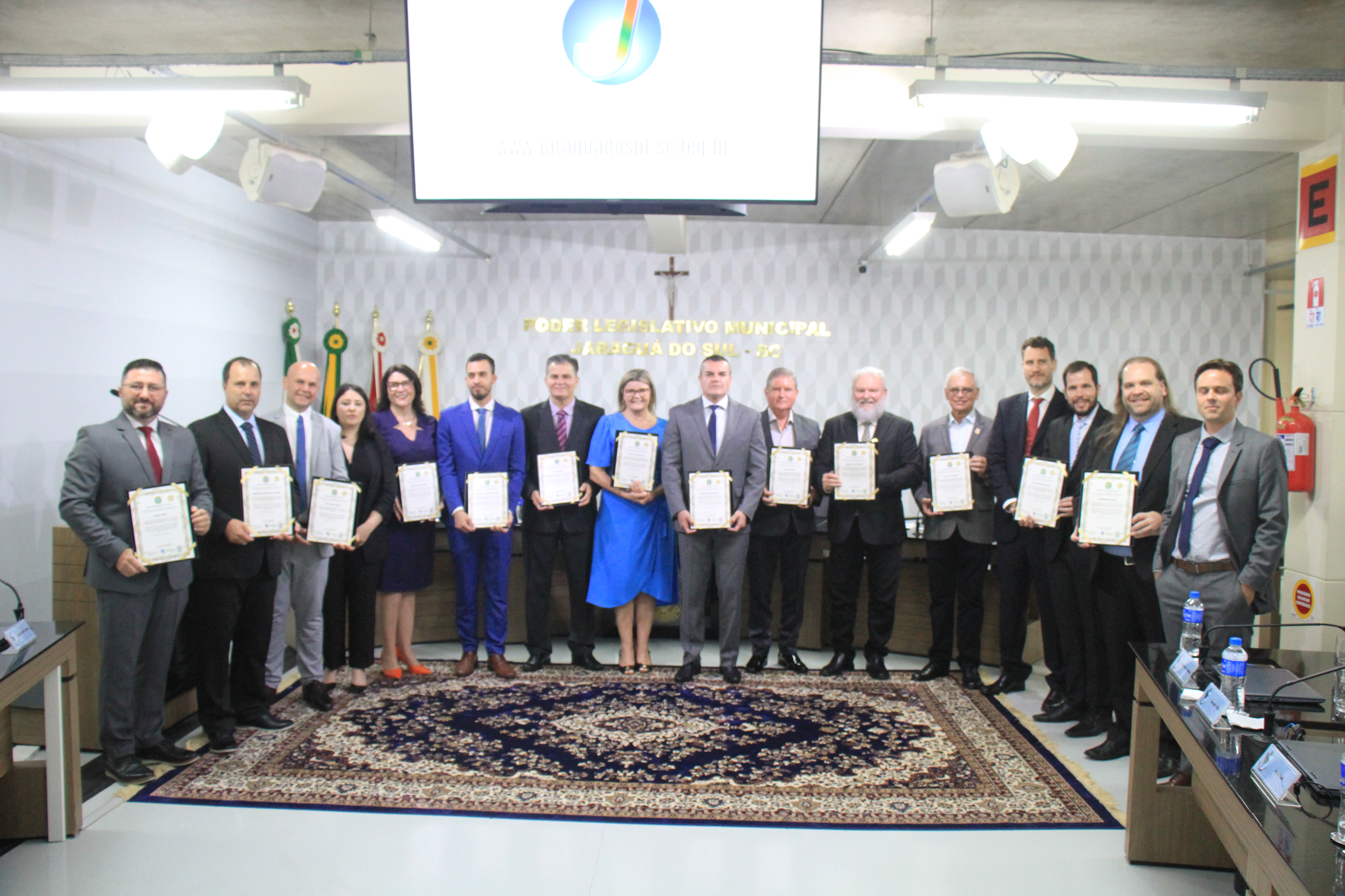 Prefeito, vice-prefeito e vereadores eleitos de Jaraguá do Sul são diplomados