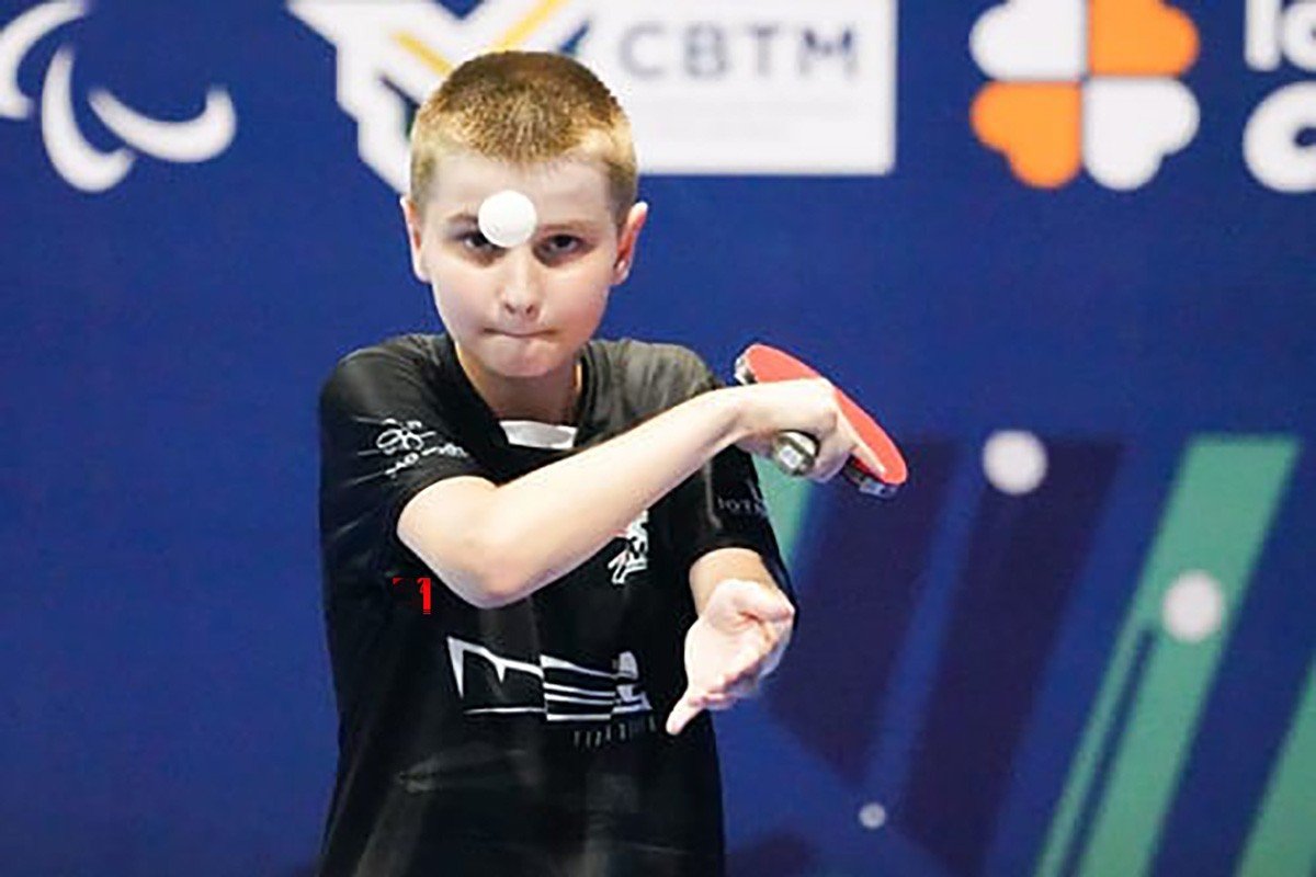 Atleta de Jaraguá do Sul representa o Brasil no Sul-Americano Sub-13 de Tênis de Mesa
