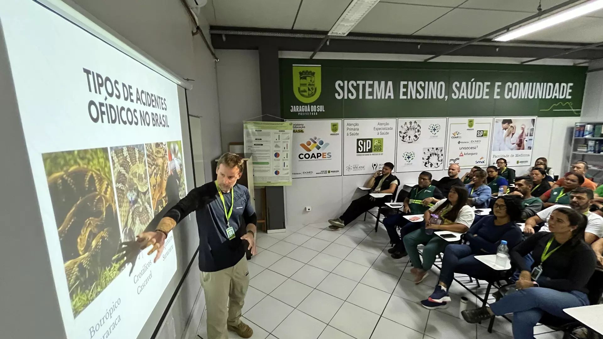 Fujama Promove Palestra sobre Animais Peçonhentos e Venenosos para Profissionais da Saúde