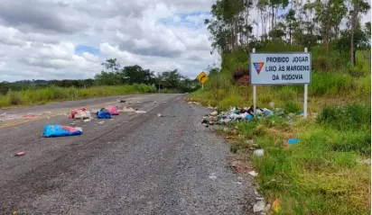 Entrevias retirou das rodovias toneladas de lixo