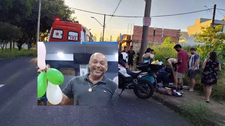 Morre motoqueiro que colidiu no poste