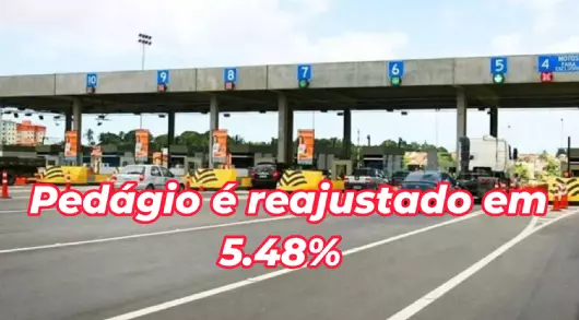 Pedágios mais caros partir de quinta-feira