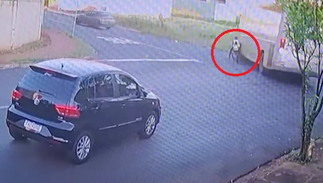 Vídeo - Ônibus atropela e mata escolar de três anos