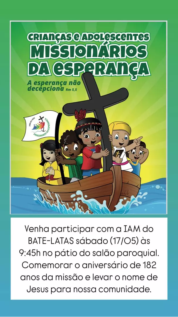 Crianças em destaque: evento Bate-latas celebra missão, esperança e proteção da infância neste sábado em Ivaté