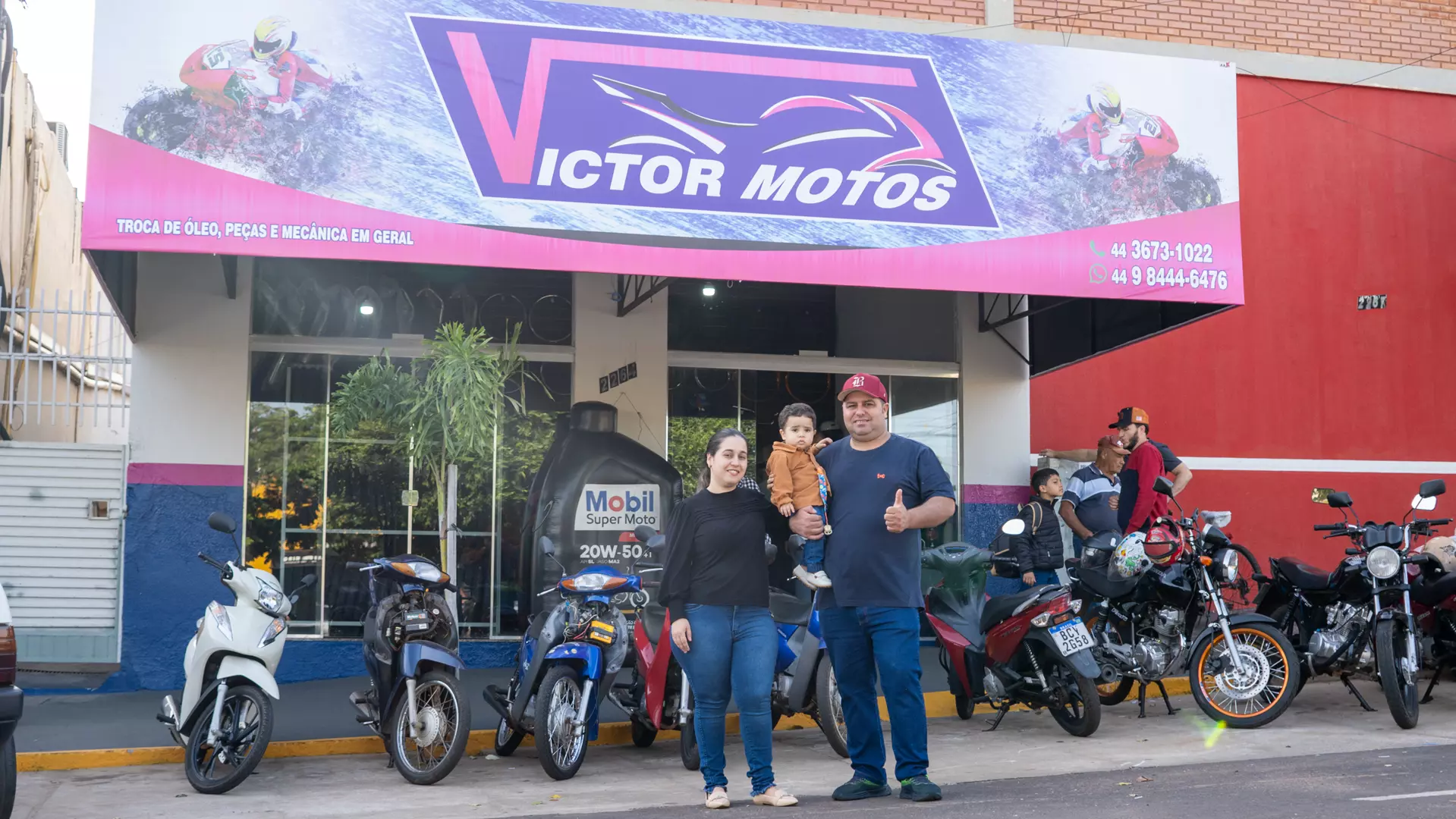 Victor Motos é inaugurada em Ivaté com oficina moderna, peças de qualidade e serviços especializados para motocicletas