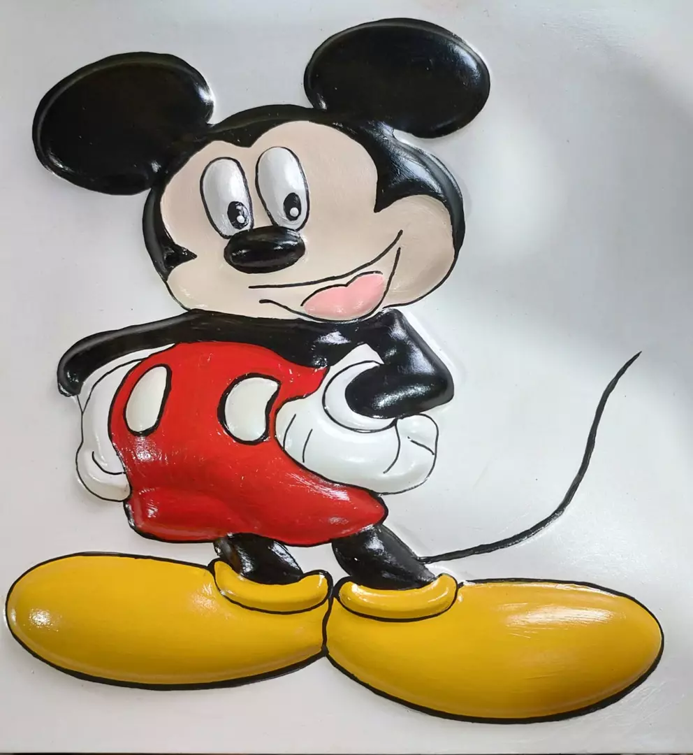 Quadro Mickey Mouse - Referência 028 Quadro Mickey Mouse - Referência 028