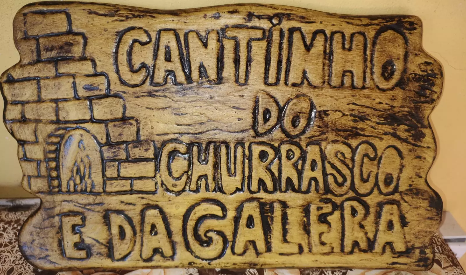 Quadro Cantinho do Churrasco e da Galera - Referência 039 Quadro Cantinho do Churrasco e da Galera - Referência 039