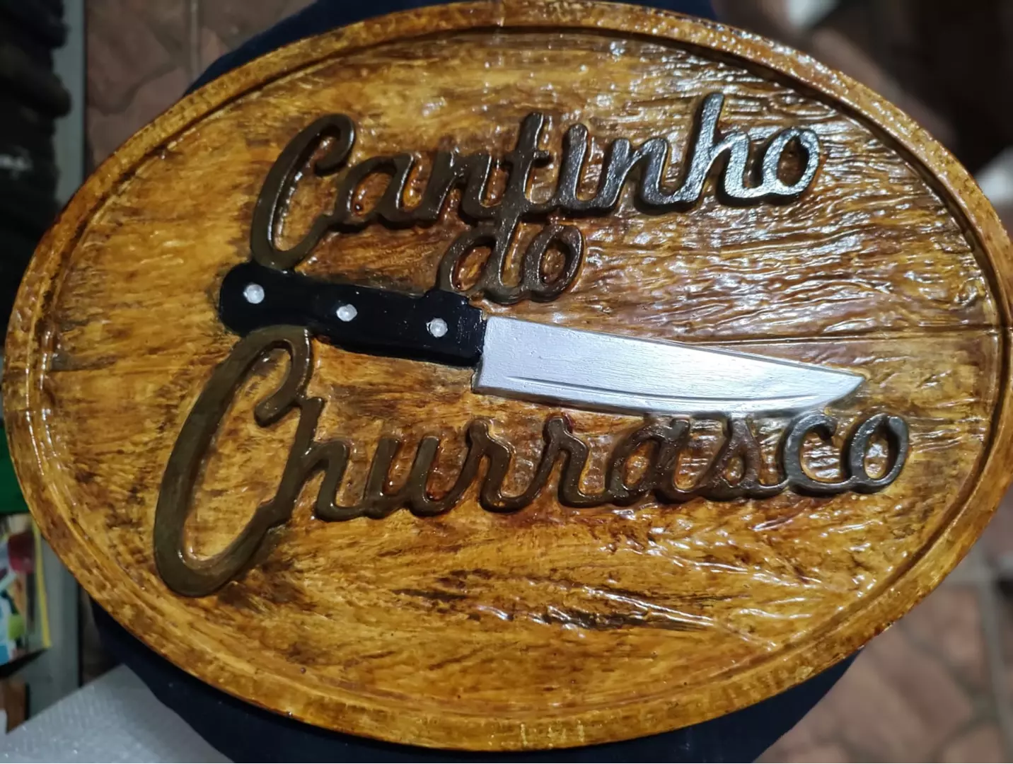 Quadro Cantinho do Churrasco - Referência 066 Quadro Cantinho do Churrasco - Referência 066