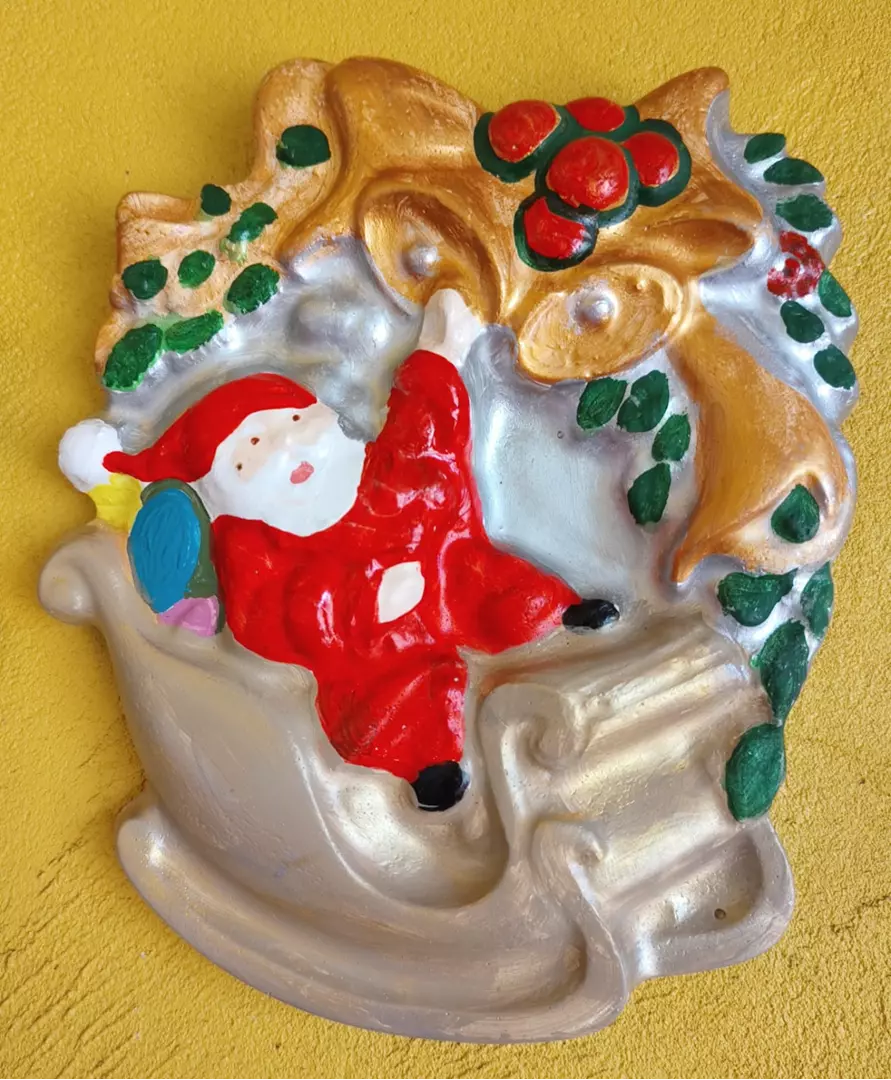 Mini trenó com Papai Noel - Referência 122 Mini trenó com Papai Noel - Referência 122