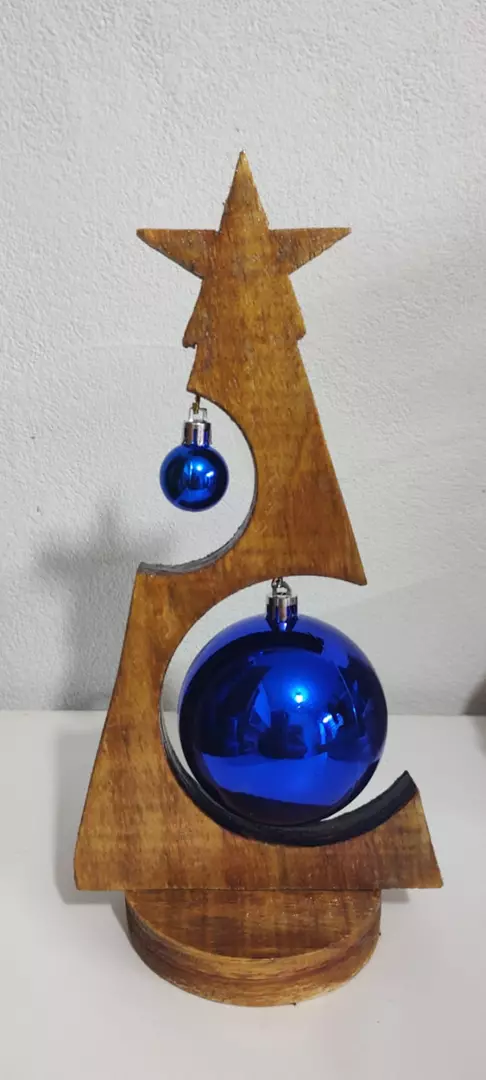 Mini árvores de Natal (em madeira) - Referência 203 Mini árvores de Natal (em madeira) - Referência 203