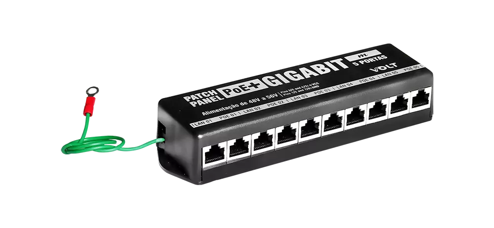 PATCH PANEL GIGABIT POE+ 5P PATCH PANEL GIGABIT POE+ 5P