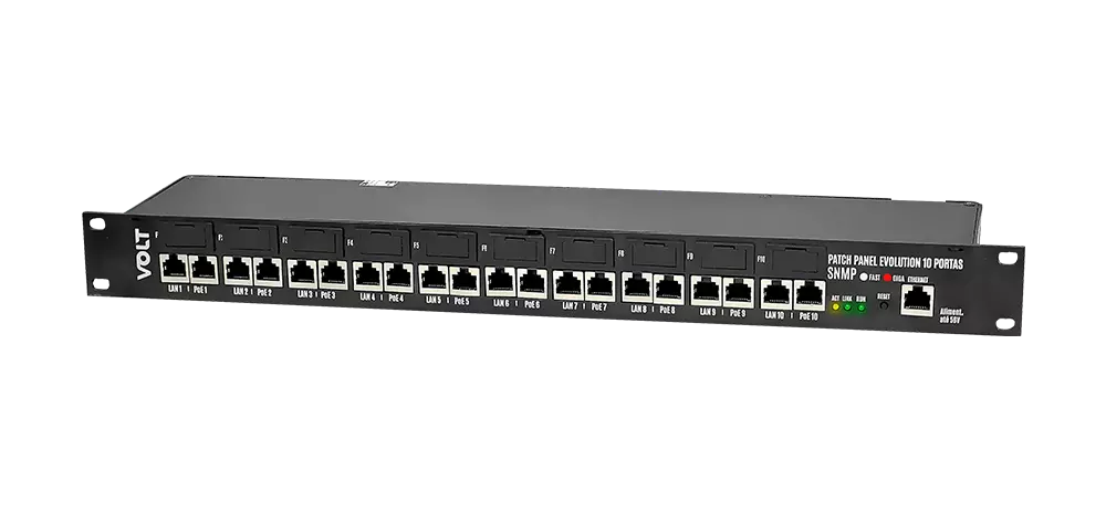 PATCH PANEL GIGA SNMP 10P EVOLUTION (12 À 56V) PATCH PANEL GIGA SNMP 10P EVOLUTION (12 À 56V)