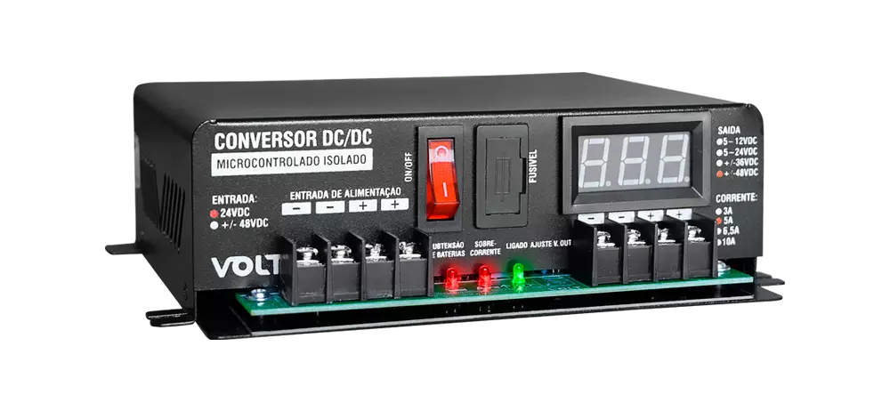CONVERSOR ISOLADO 24V/48V/5A CONVERSOR ISOLADO 24V/48V/5A