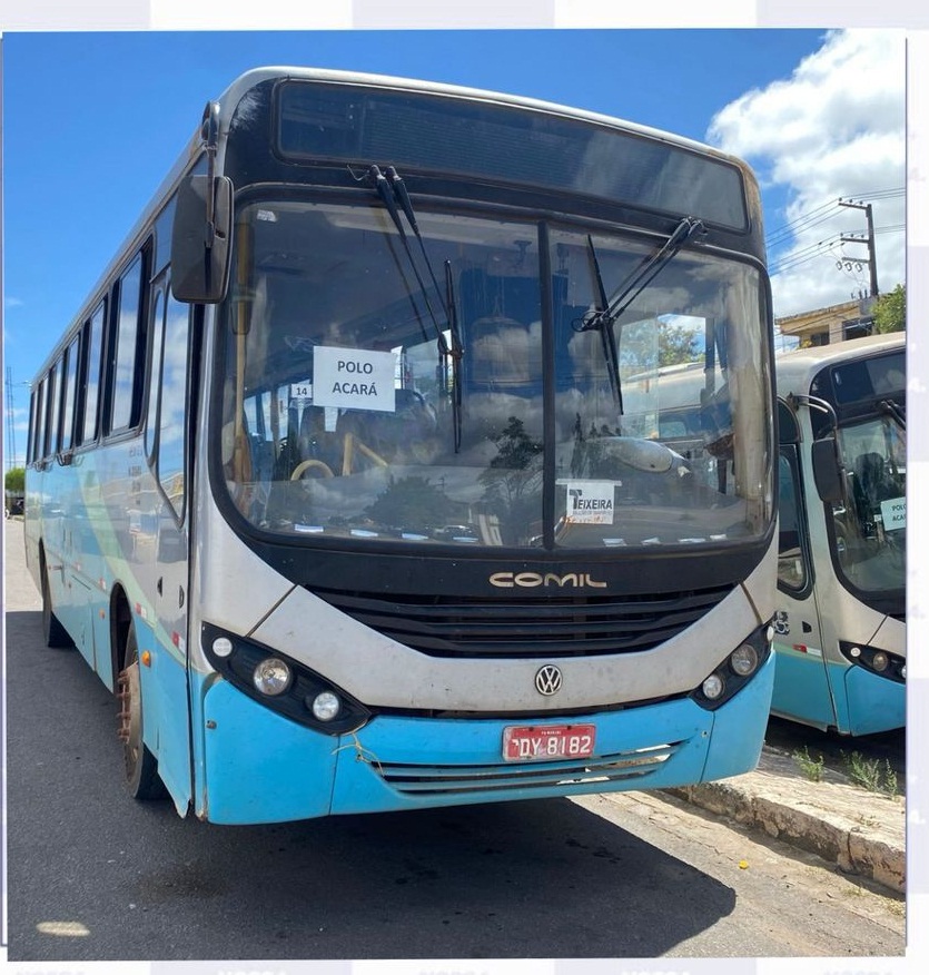 Ônibus roubado em Marcolândia é recuperado pela Policia em Araripina