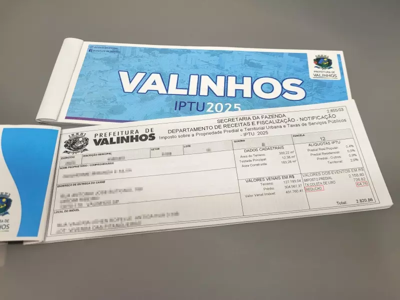 IPTU 2025. Prefeitura esclarece formas de descontos